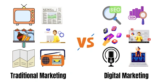 Traditional Marketing VS Digital Marketing